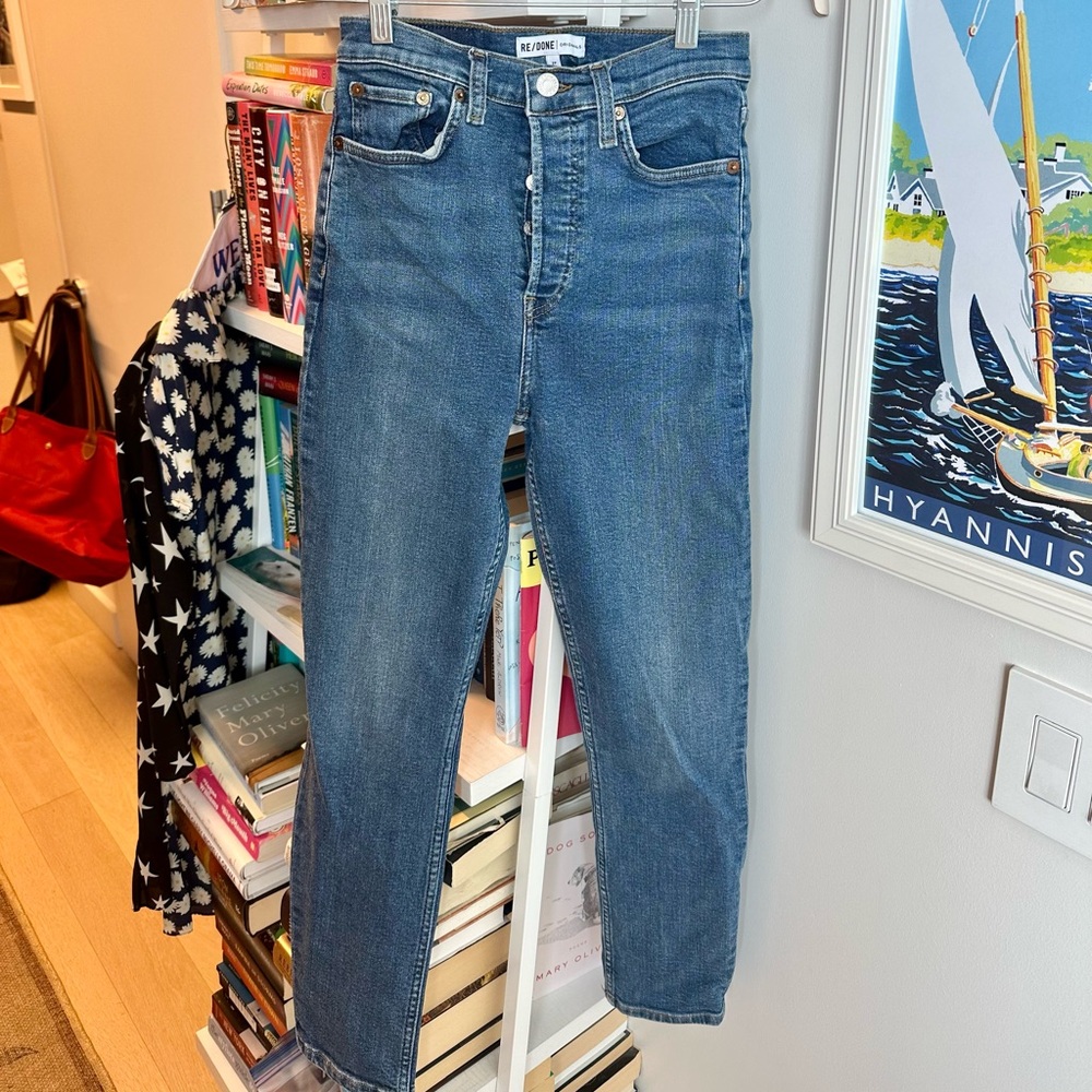Re/Done Women's Straight Leg Jeans